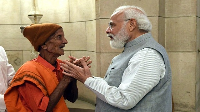 PM Modi with Nanda Kishore Prusty