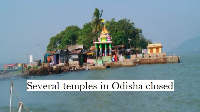 temples in odisha closed