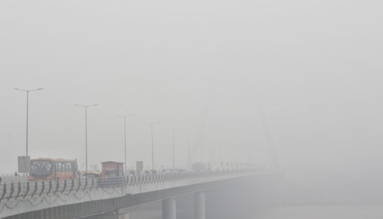 dense fog in northwest India