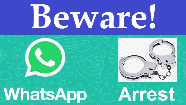 Jail For WhatsApp Admin