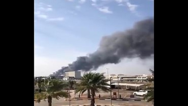 Drone attack in Abu Dhabi