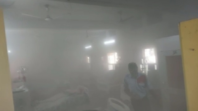 fire at keonjhar hospital