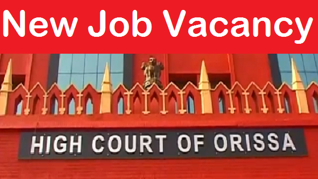 orissa high court recruitment