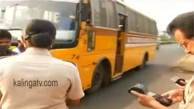 school bus odisha