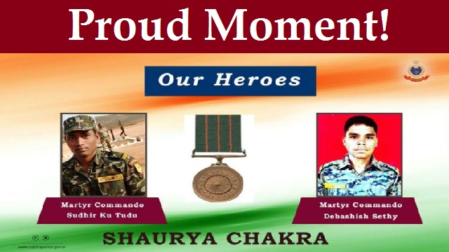 Shaurya Chakra Award for Odisha Commandos