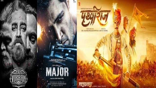 Samrat prithviraj major and vikram box office collection
