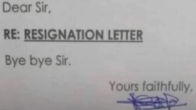 viral resignation letter