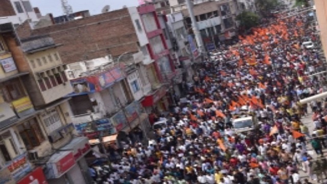 silent march in udaipur