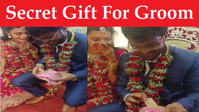 friends gift to bride and groom video