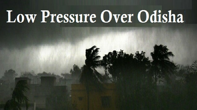 low pressure in odisha