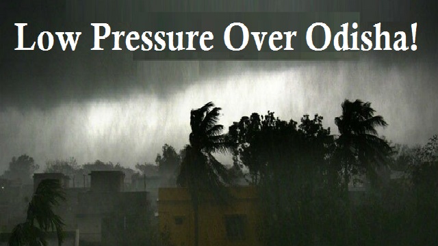 low pressure over odisha