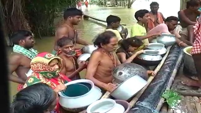 People suffer as water fails to recede in flood affected areas Of Puri