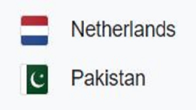 pakistan vs netherlands