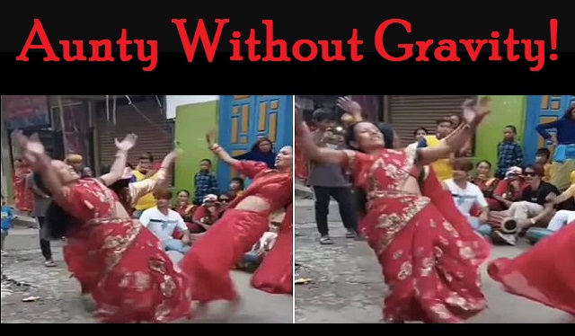 Aunty ka dance video