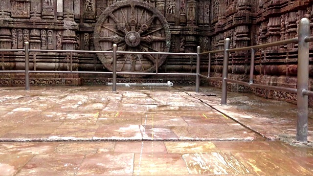 Odisha: Sand removal at Konark Sun Temple beings