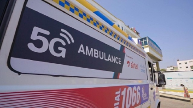 airtel showcases first 5g ambulance