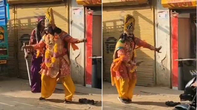 ravana dancing on streets