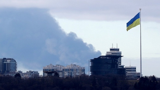 explosions in kiev