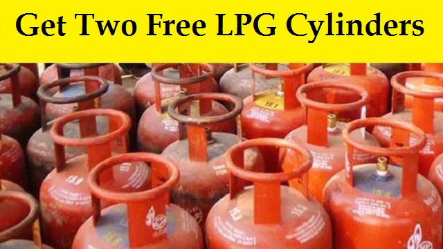 gujarat govt to give two free lpg cylinders