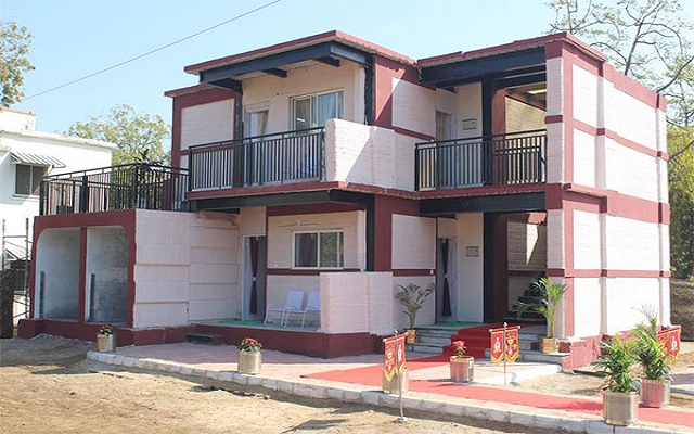 Indian Army's first ever two-storey 3D printed dwelling unit
