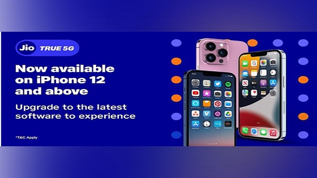 Jio True 5G service for iPhone 12