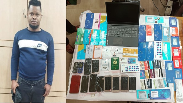 nigerian caught for cyber fraud