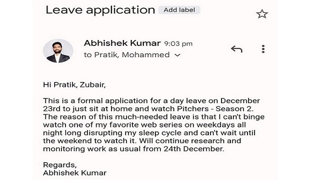 man leave application to watch series