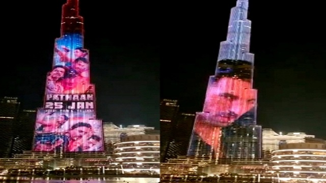 Pathaan trailer screened on Burj Khalifa