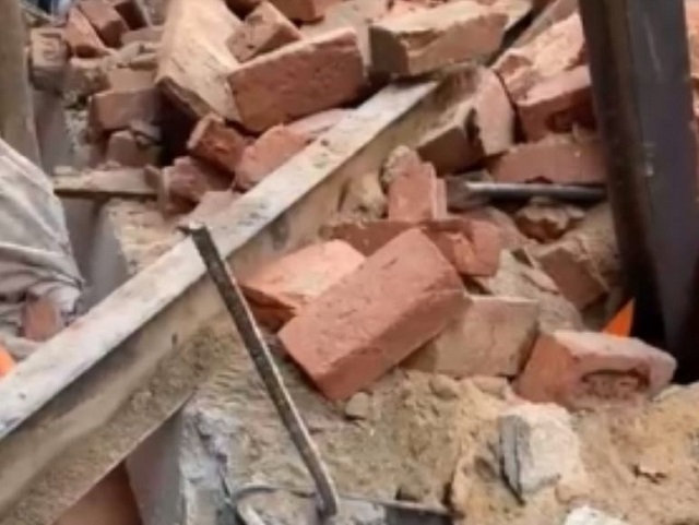 wall collapse in Sambalpur