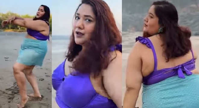 Plus size influencer’s dance on Pathan’s Besharam Rang