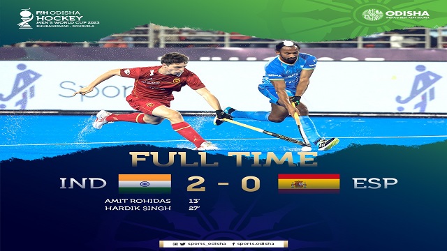 India hockey team beat Spain
