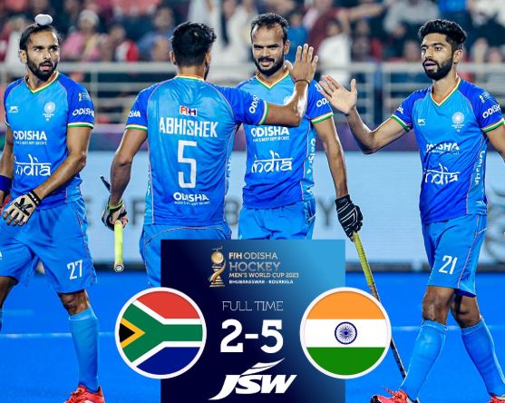India beat South Africa 5-2