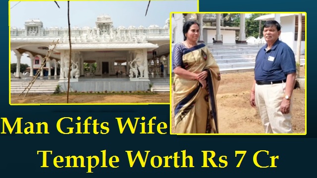 Man builds temple to fulfills wife’s dream in Odisha