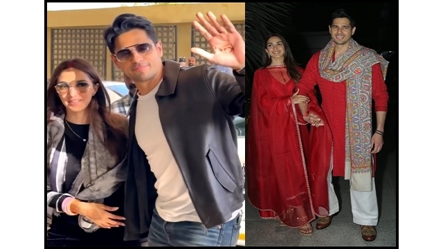 Sidharth kiara first appearence after wedding