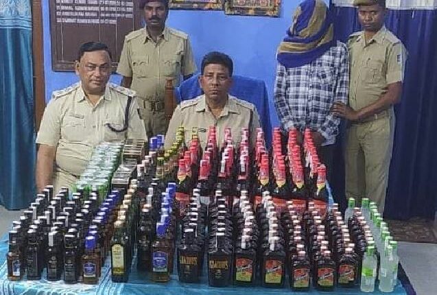 111 litres foreign liquor seized