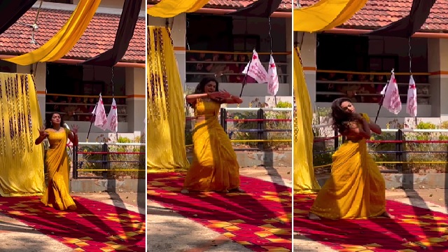 Woman dances to khwab dekhe