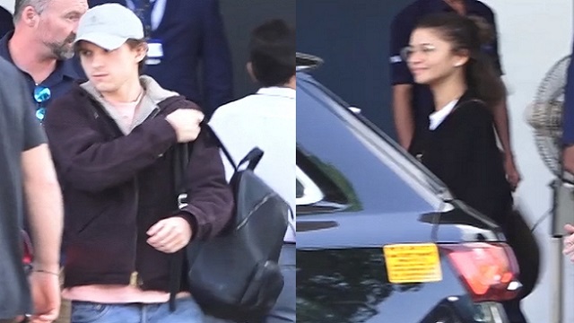 Tom holland and zendaya in india