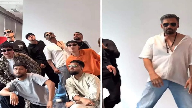 Suniel shetty dance with quick style