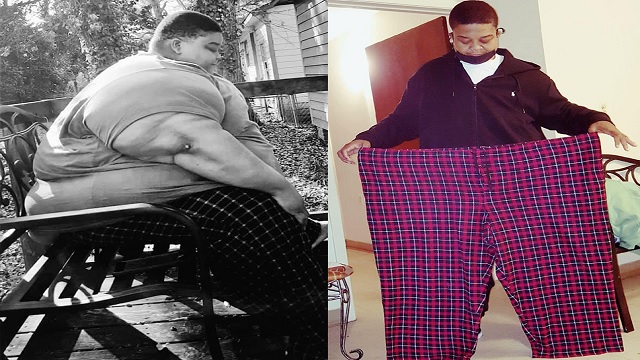 Man loses 165 kgs