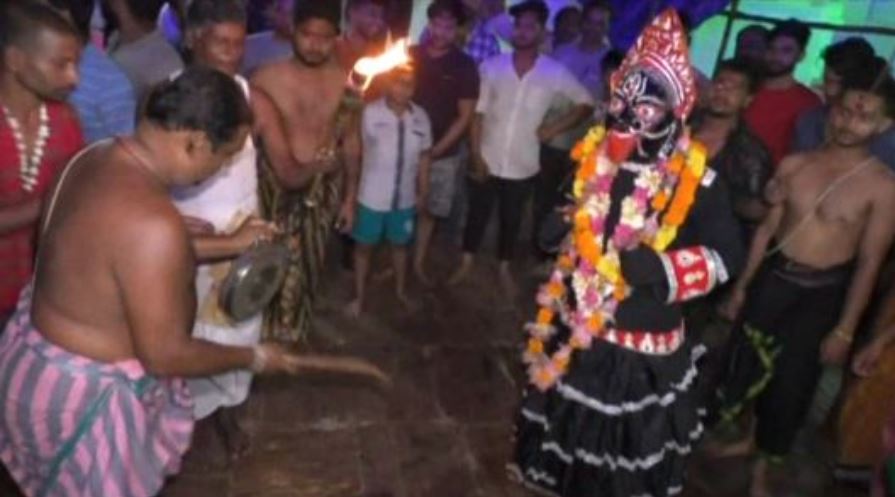 Kalika Dance during Jhamu Jatra