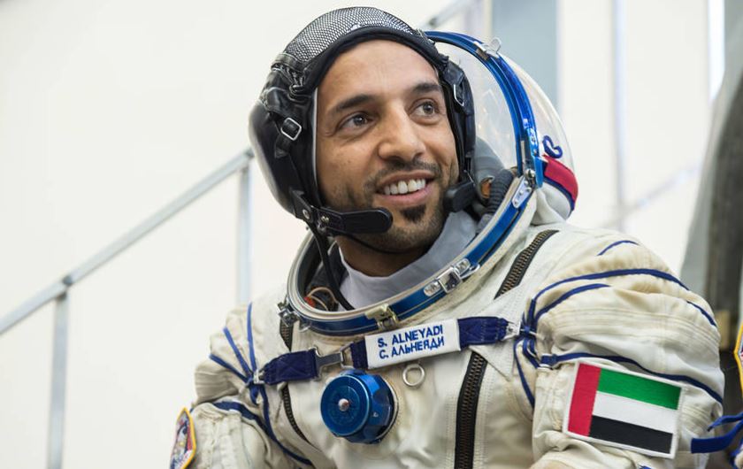 first Arab to undertake spacewalk