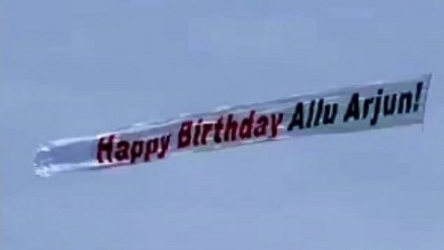 US production airborne wish to Allu Arjun
