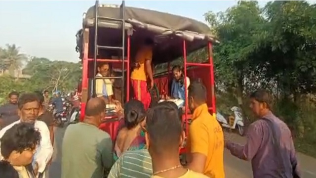 school bus accident in paradip