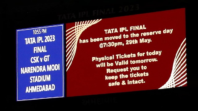 IPL 2023 Final match postponed