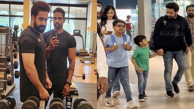 Jr ntr on a vacation with family