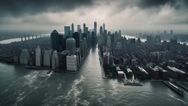 New York City sinking