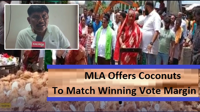 Odisha MLA Offers 15,000 Coconuts To Match Winning Vote Margin
