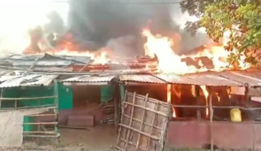 fire at hotel in Kandhamal dist