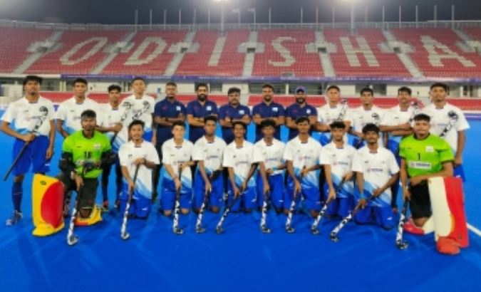 Odisha squad Sub Junior National Hockey Championship