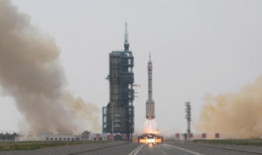 China launches spaceship including civilian